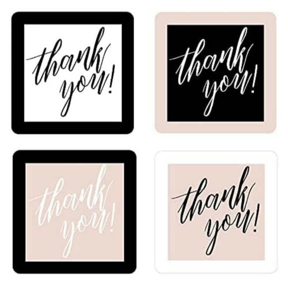 Thank you Stickers for Packaging orders, stick onto Thank you card Envelopes.. - Picture 6 of 6